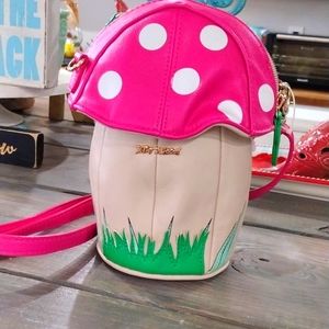 Vintage Betsey Johnson Mushroom purse